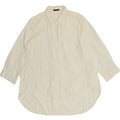 SISLEY Womens Asymmetric 3/4 Sleeve Shirt UK 14 Medium White Vintage Sisley and Second-Hand Sisley from Messina Hembry 