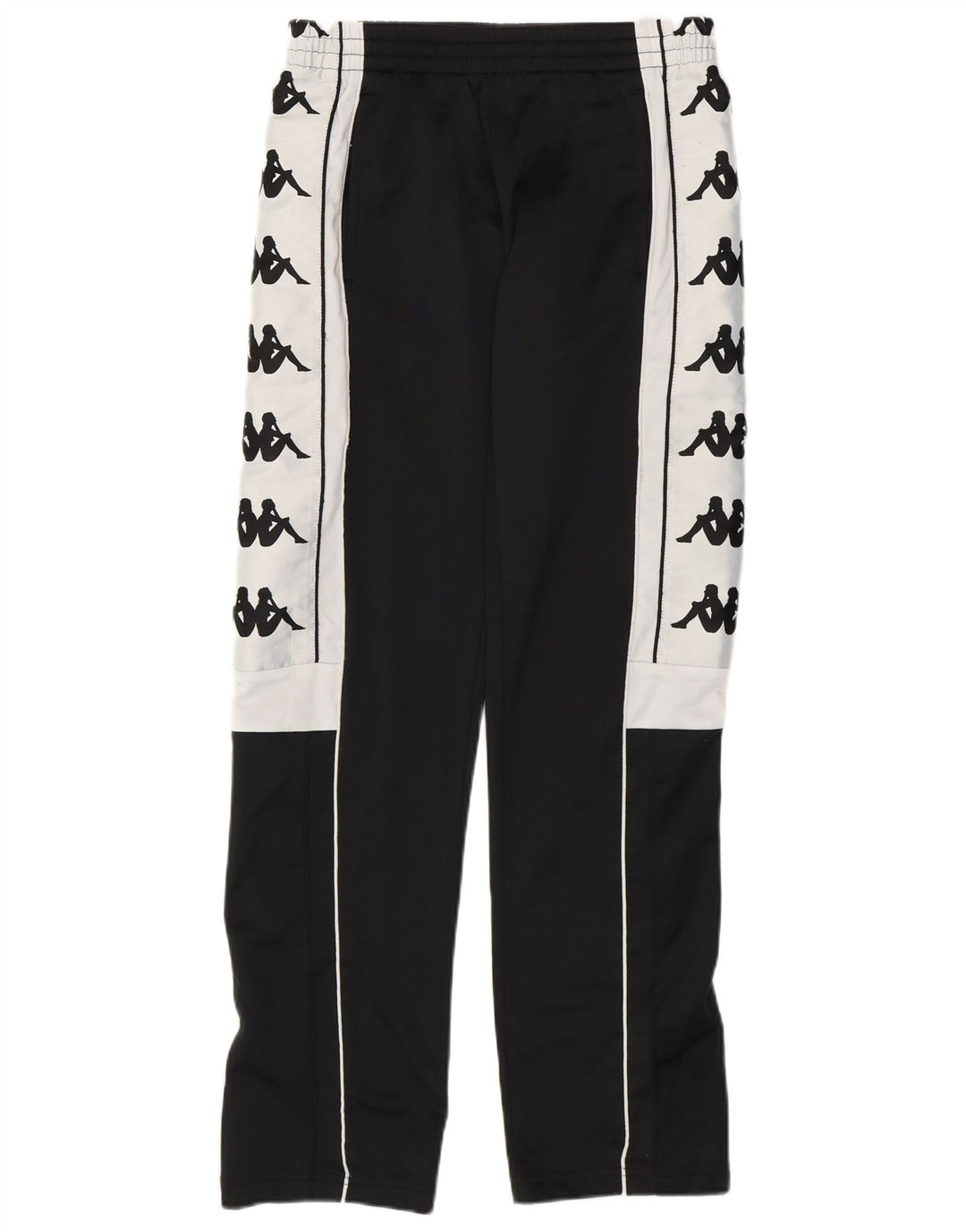 Kappa Pantalon de Survêtement Graphique Homme Petit Noir Polyester