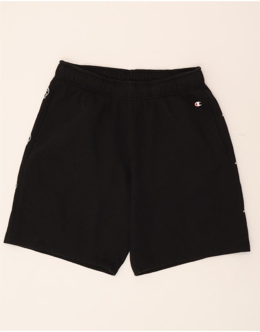 Champion Herre grafiske sportsshorts Medium sort bomuld