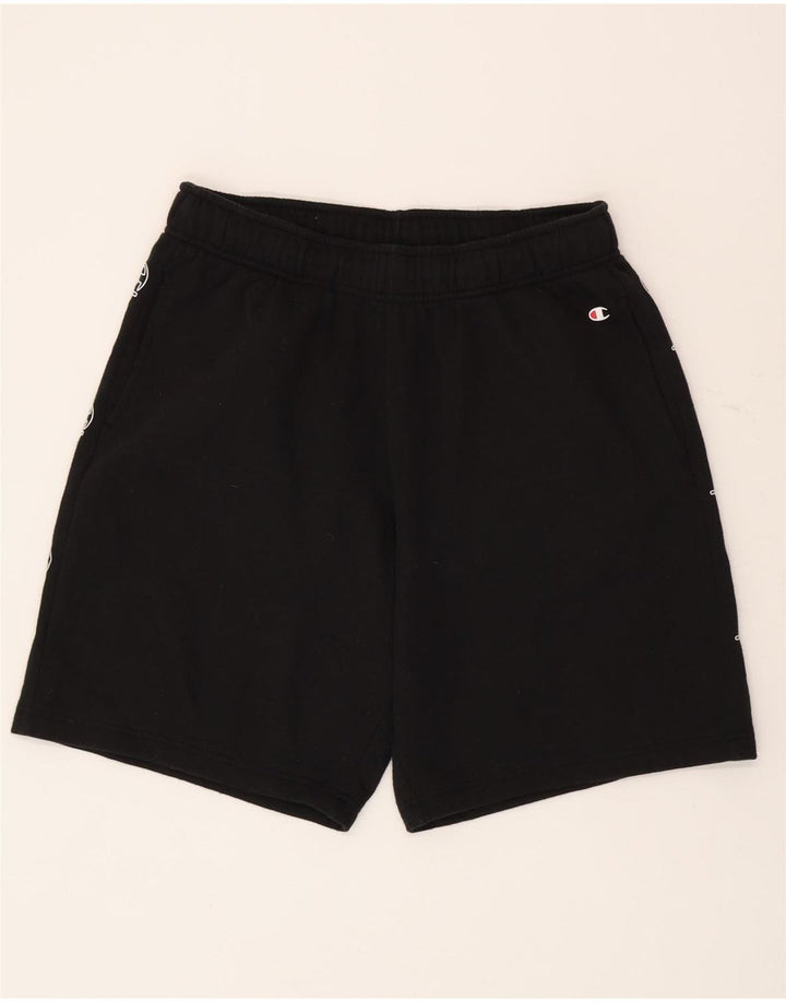 Champion Herre grafiske sportsshorts Medium sort bomuld