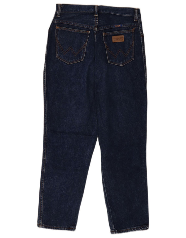 Wrangler Womens Crop High Waist Jeans W31 L26 Blue Cotton