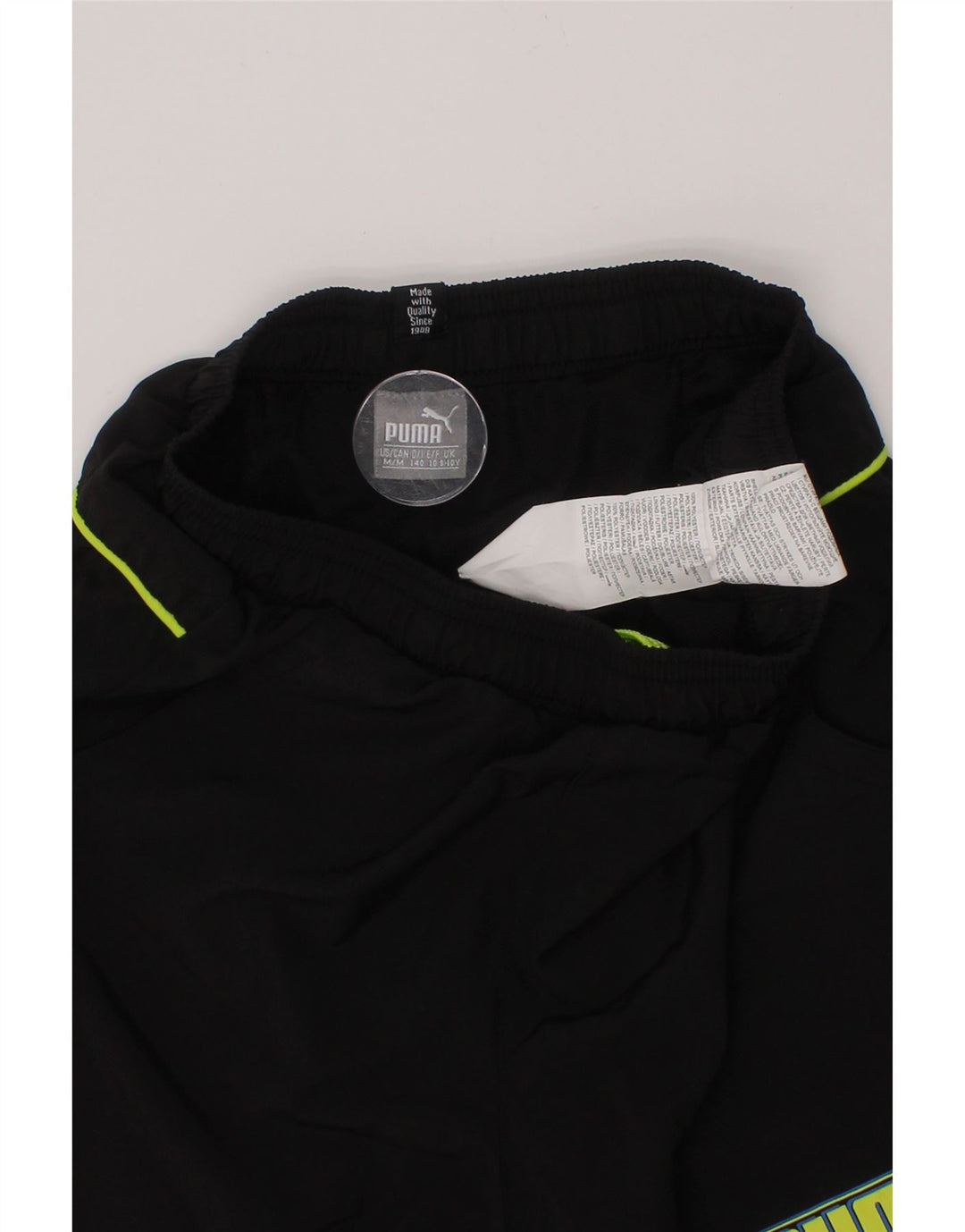 PUMA Boys Graphic Sport Shorts 9-10 Years  Black Polyester Vintage Puma and Second-Hand Puma from Messina Hembry 