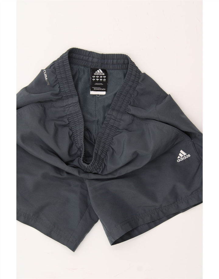ADIDAS Mens Climalite Sport Shorts Medium Grey Polyester