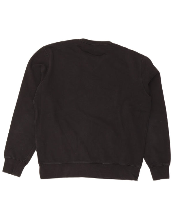 Liu Jo Herre Grafisk Sweatshirt Jumper Medium Sort Bomuld