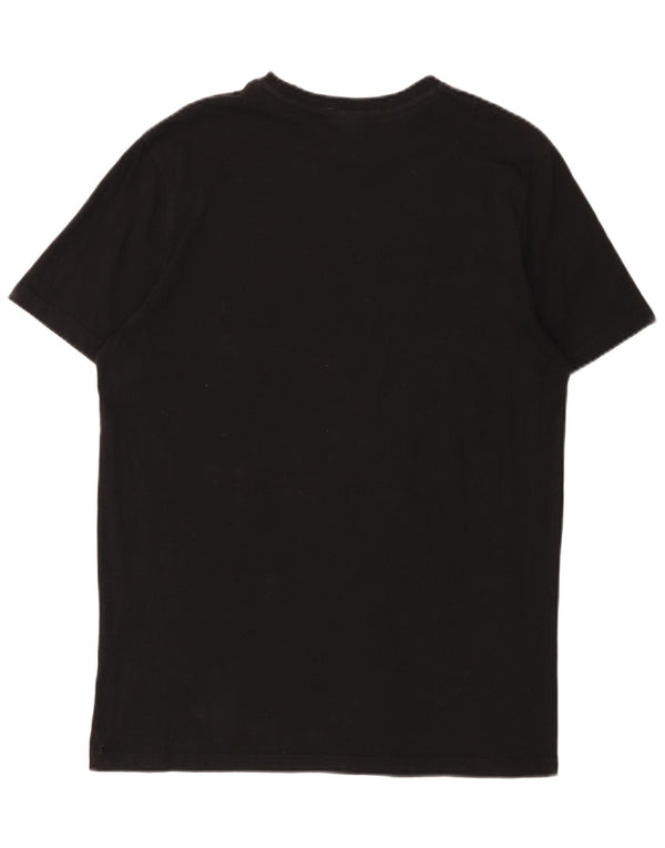 Ellesse Herre Grafisk T-Shirt Top Medium Sort
