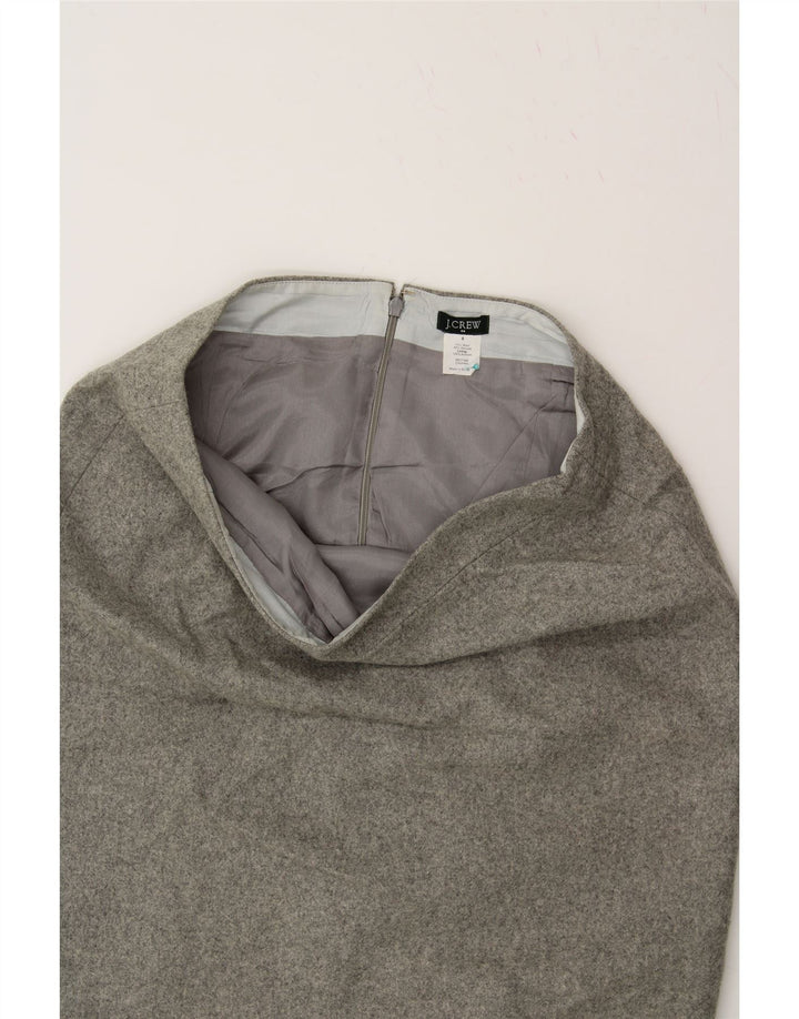 J. CREW Womens Pencil Skirt US 8 Medium W32 Grey Wool Vintage J. Crew and Second-Hand J. Crew from Messina Hembry 