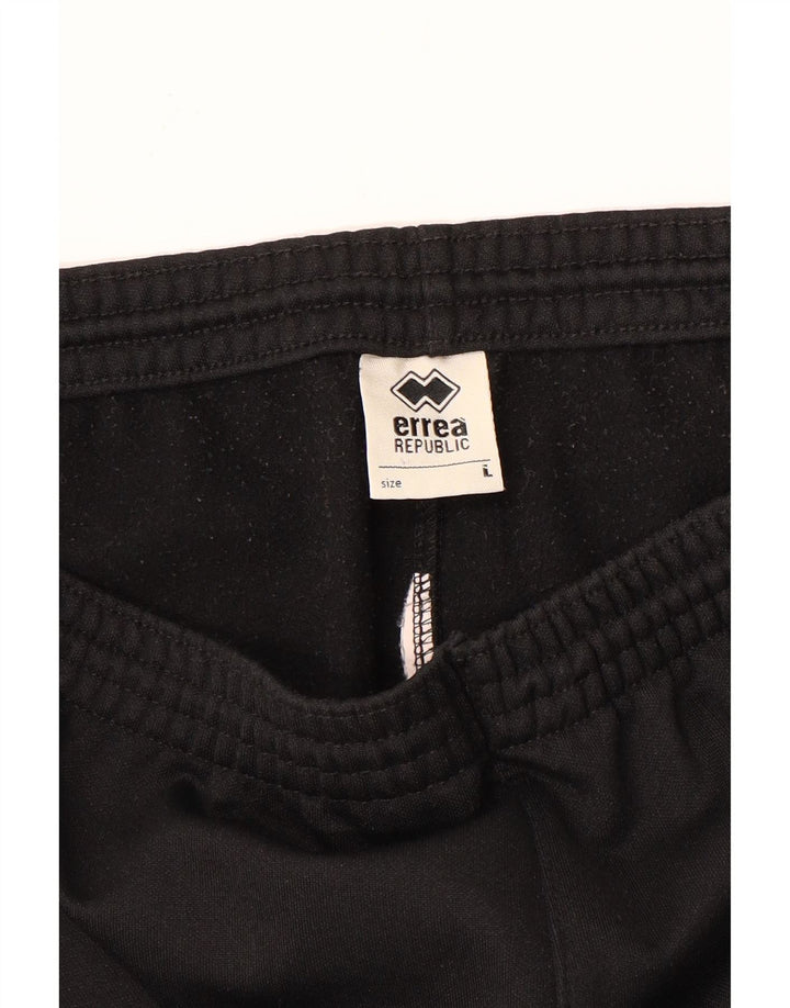 Errea Mens Graphic Tracksuit Trousers Large  Black