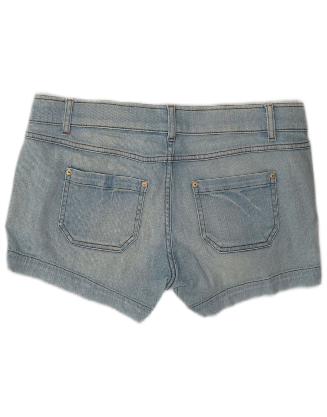 Benetton Womens Denim Shorts W32 Large Blue