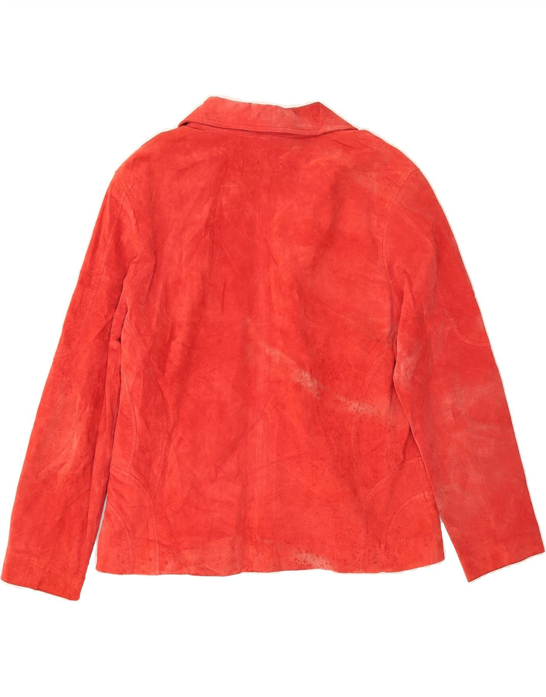 JCC Womens Leather Jacket IT 44 Medium Red Leather Vintage JCC and Second-Hand JCC from Messina Hembry 