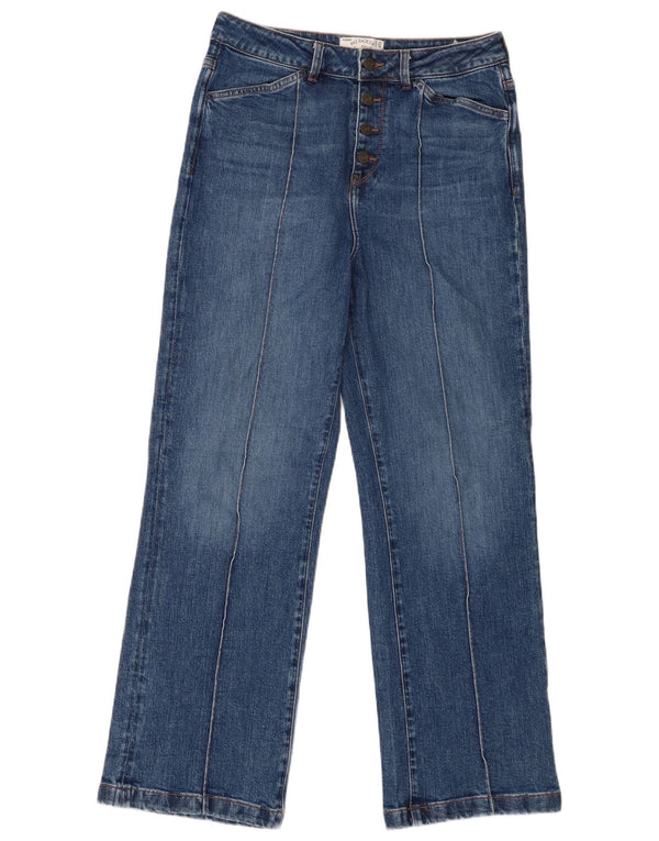 Fat Face Blugi Elise pentru femei cu picioare largi UK 12 Medium W32 L30 Blue Bumbac