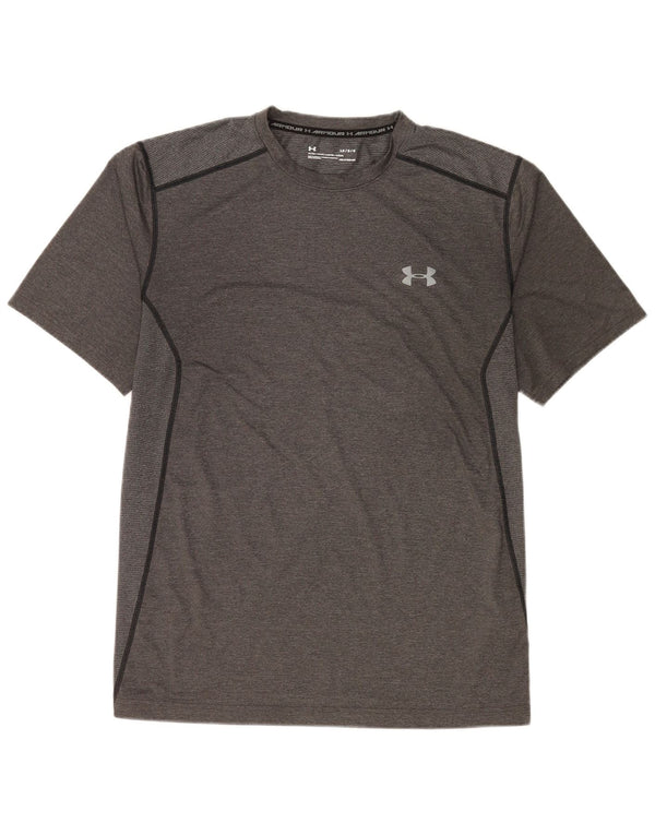 Maglietta Under Armour da uomo Heat Gear Top grande in poliestere grigio