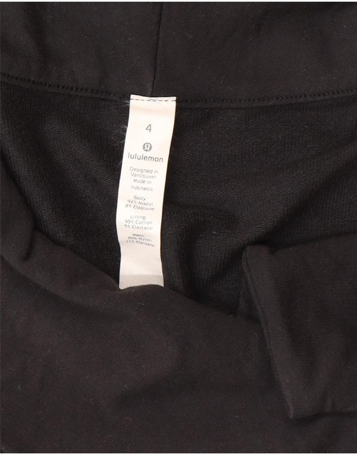 Giacca da ginnastica da donna Lululemon US 4 Small Black Modal