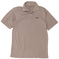 Męska koszulka polo Under Armour Heat Gear, średnioszara, poliestrowa