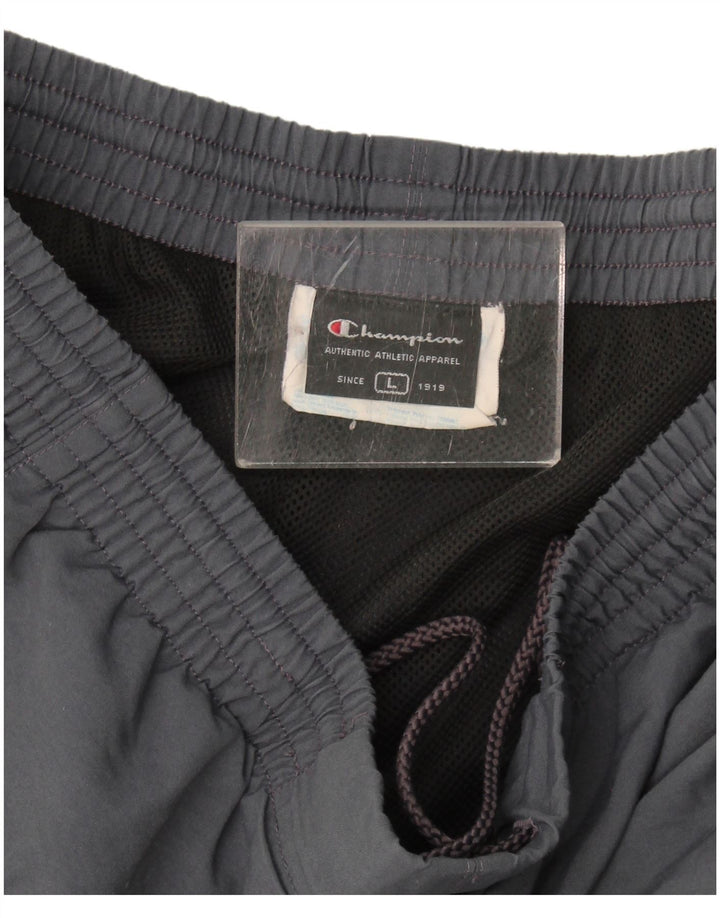 Champion Mens Tracksuit Trousers Joggers Large  Grey Polyester
