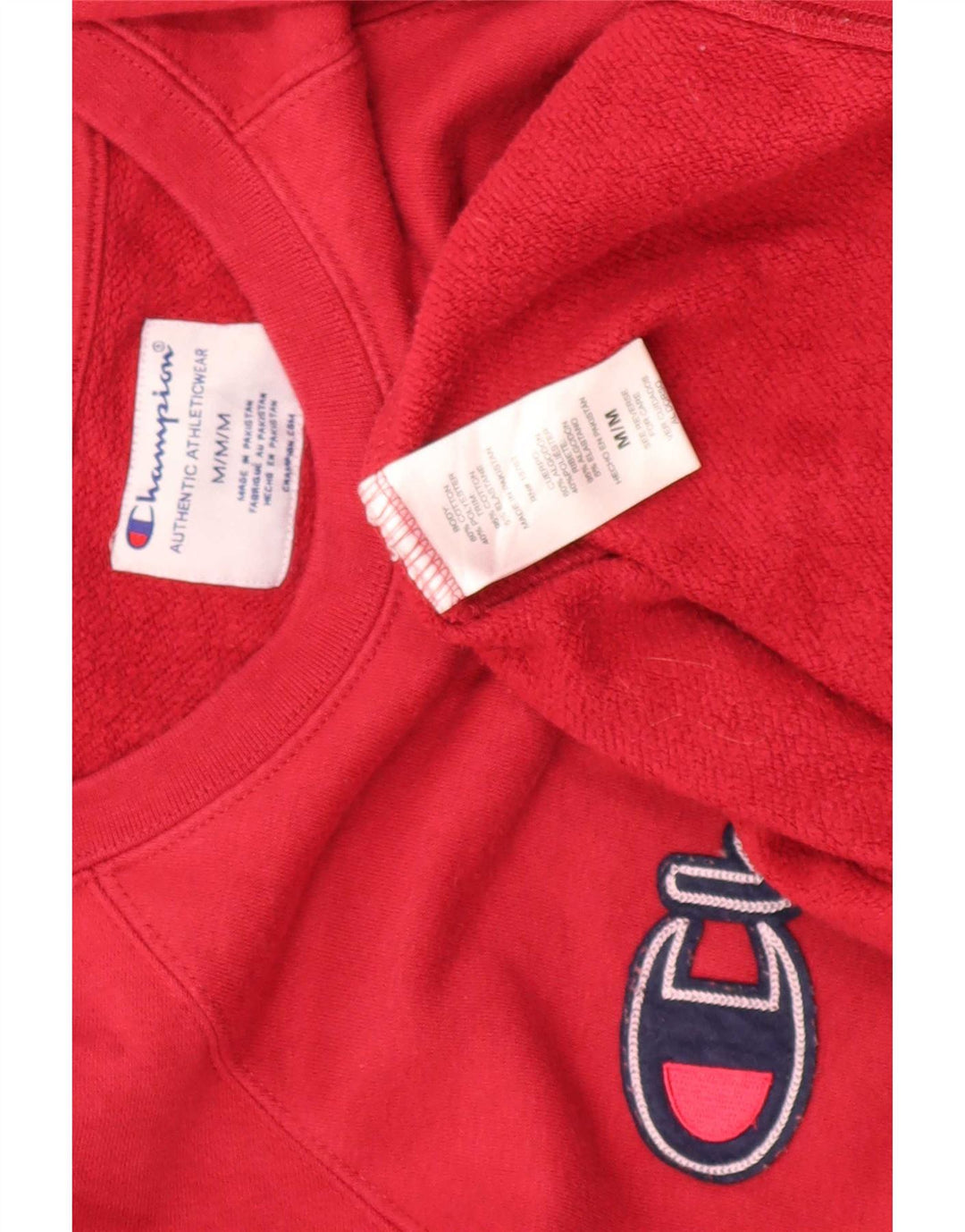 Ανδρικό φούτερ Champion Graphic Regular Fit Jumper Μεσαίο κόκκινο βαμβακερό