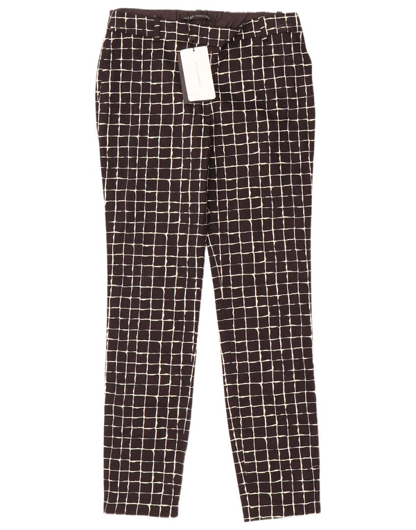 Zara Slim Chino Bukser Small W26 L29 Sort Ternet Bomuld