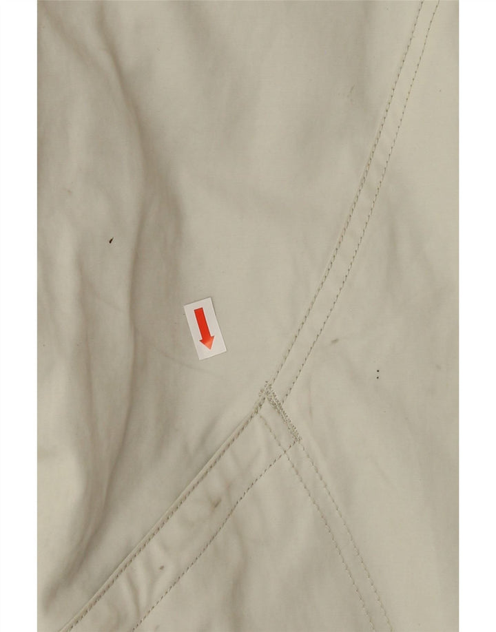 PREXPORT Mens Racer Jacket UK 42 XL White Colourblock Polyester Vintage Prexport and Second-Hand Prexport from Messina Hembry 