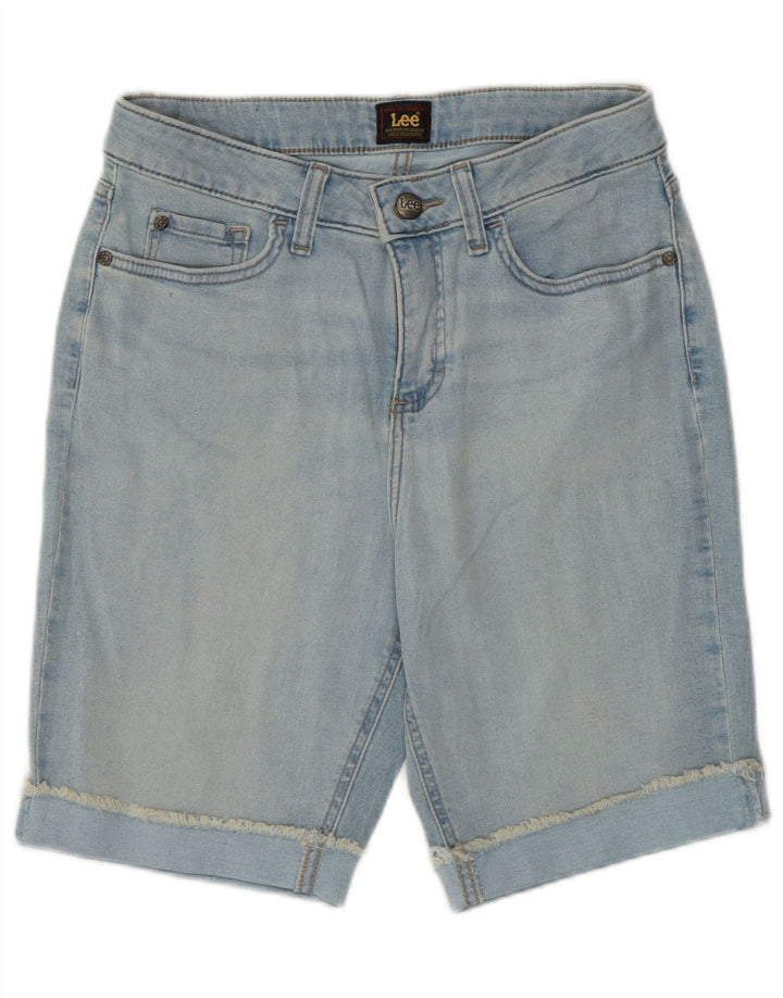 Lee Womens Denim Shorts US 6 Medium W28 Blue Cotton