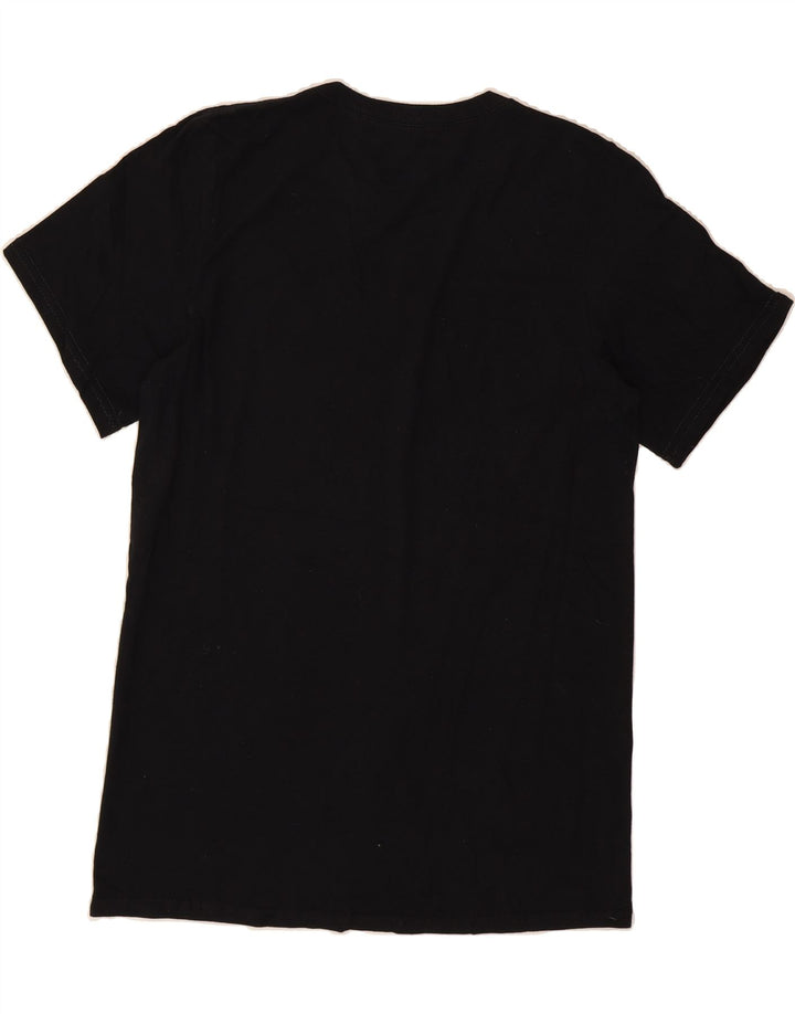 RUSSELL ATHLETIC Mens Wolverines Graphic T-Shirt Top Small Black Vintage Russell Athletic and Second-Hand Russell Athletic from Messina Hembry 
