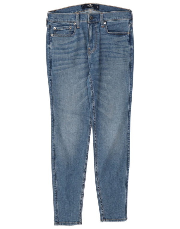 Hollister Womens Super Skinny Jeans W30 L30 Blue Cotton