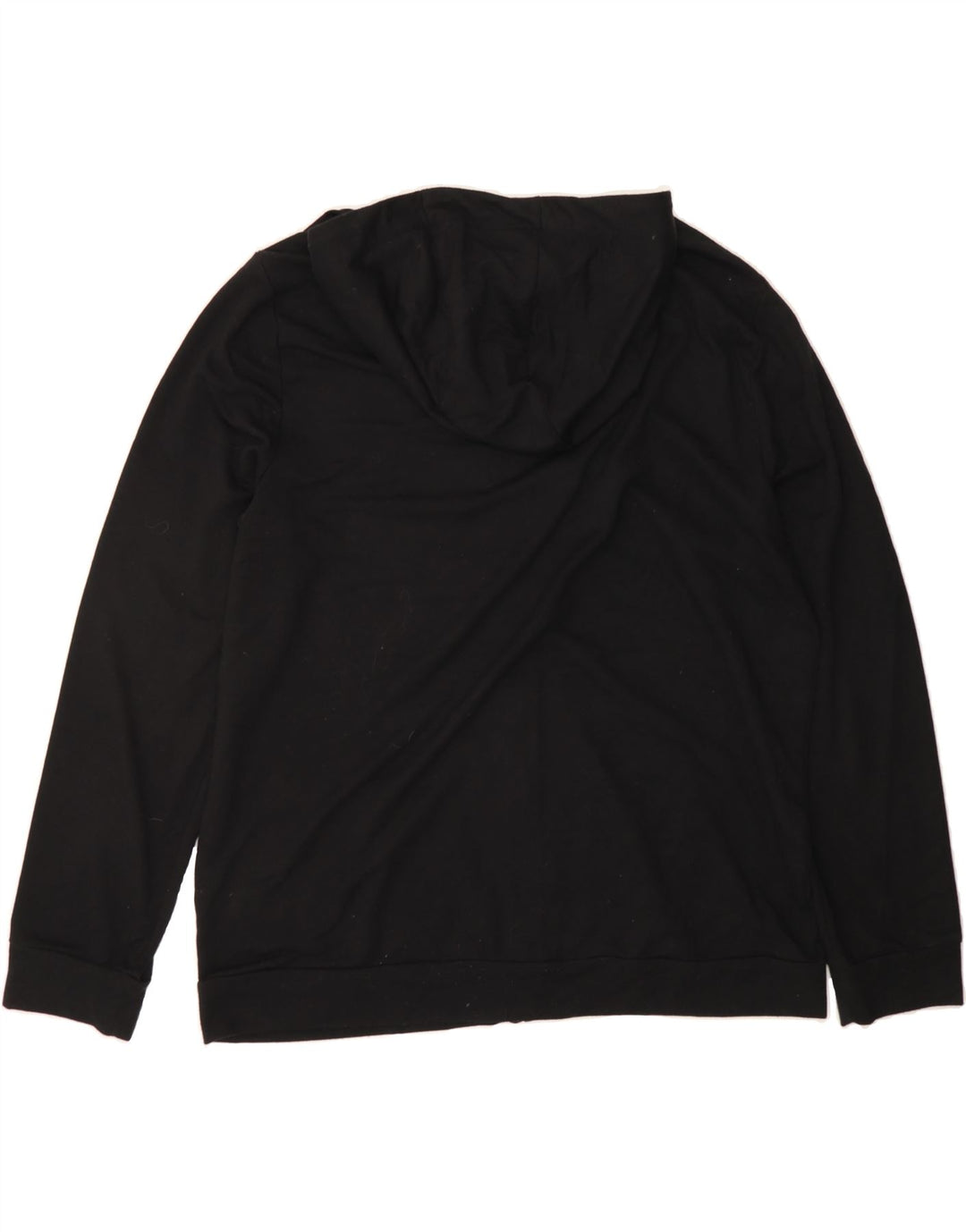 FILA Mens Zip Hoodie Sweater XL Black Polyester Vintage Fila and Second-Hand Fila from Messina Hembry 