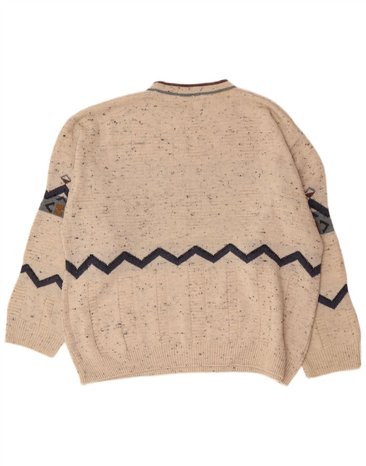 Marks & Spencer Herren St. Michael Pullover mit Rundhalsausschnitt XL Beige