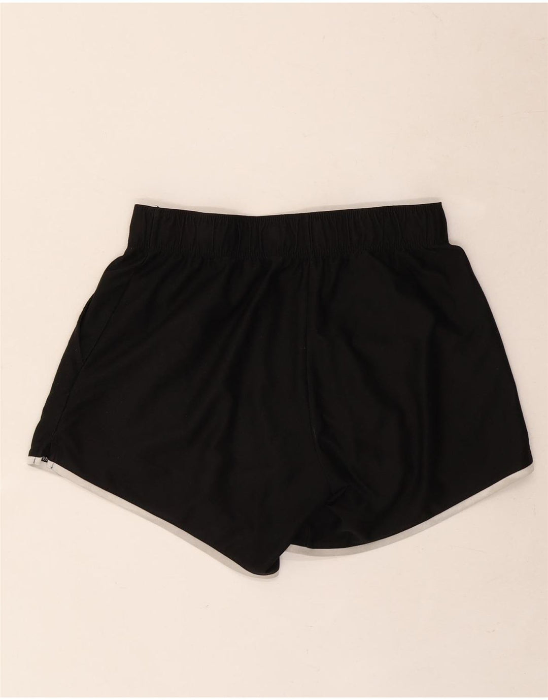 Nike Short de sport graphique pour femme UK 8 Small Noir Polyester