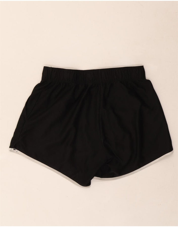 Nike Short de sport graphique pour femme UK 8 Small Noir Polyester