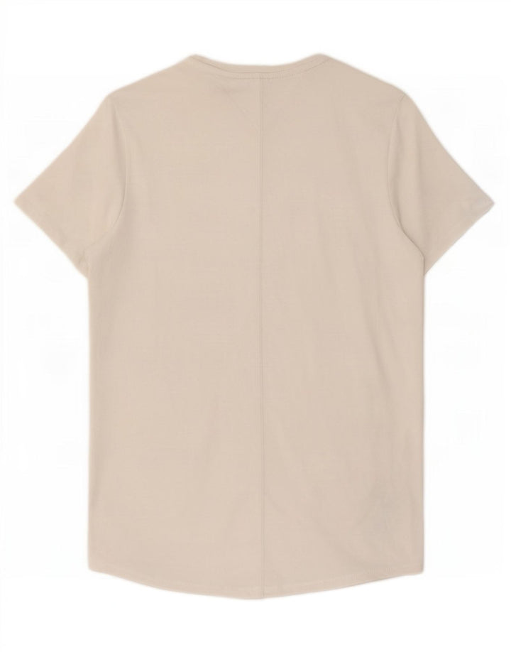 T-shirt da uomo Tommy Hilfiger Top in cotone bianco medio