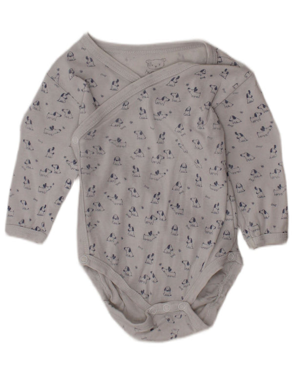 Body gráfico VINTAGE para meninos de 0 a 3 meses branco