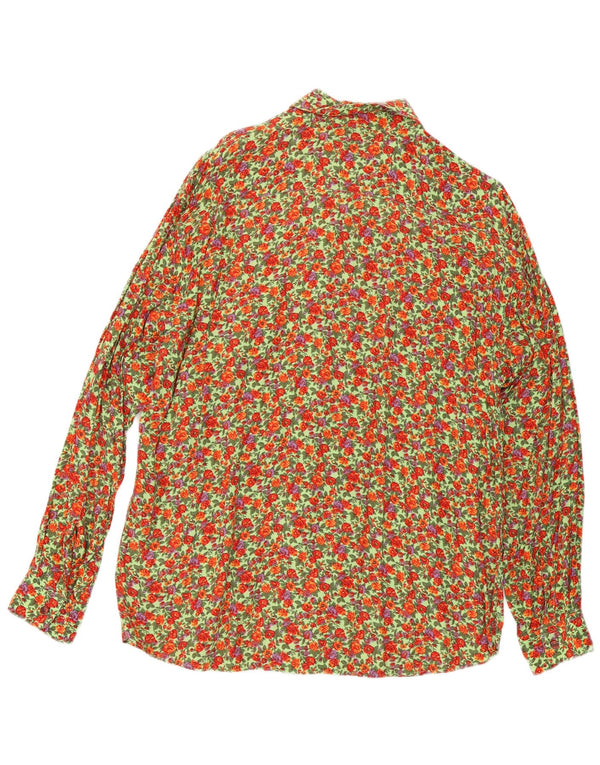 Columbus Herrenhemd, groß, mehrfarbig, mit Blumenmuster