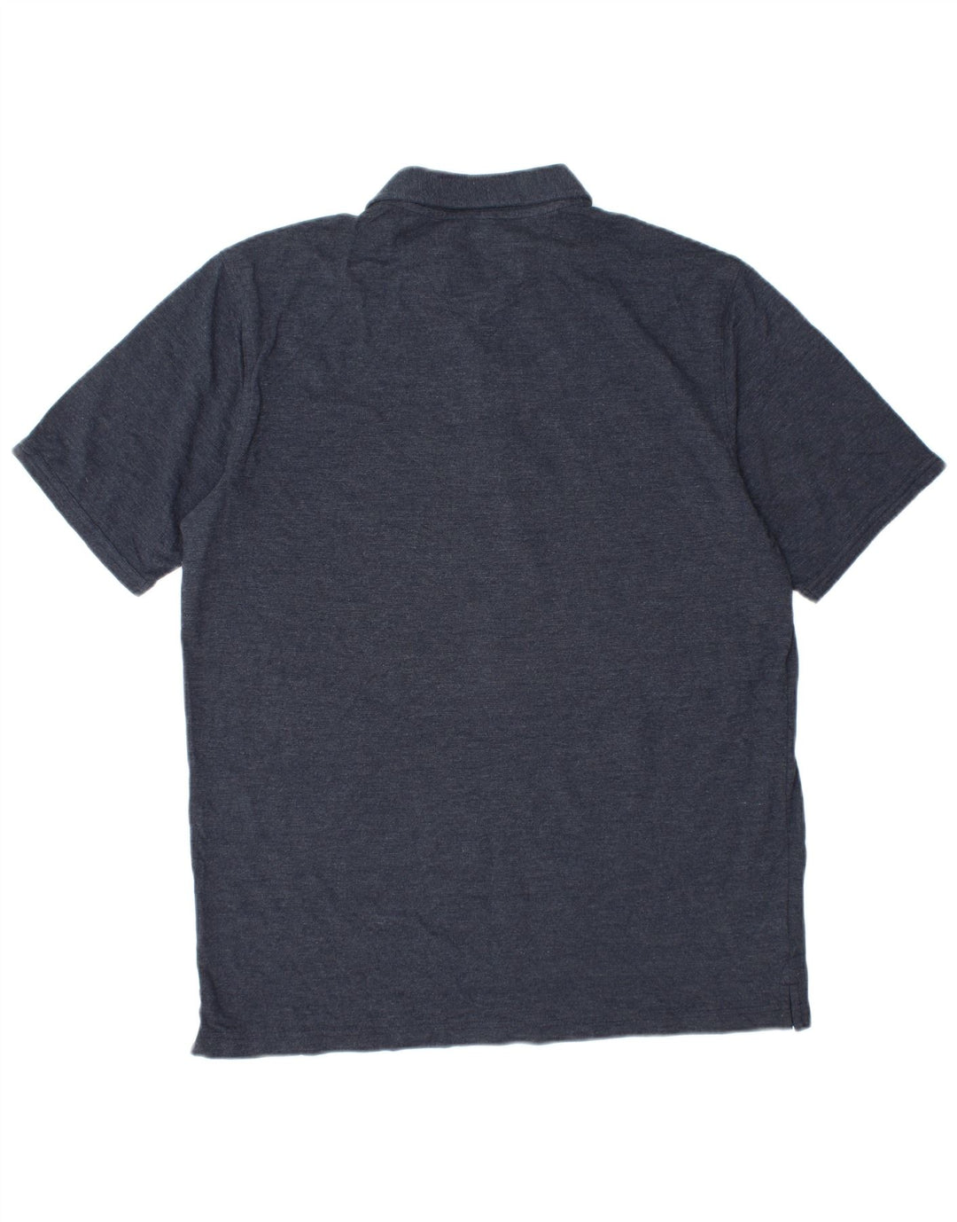 EDDIE BAUER Mens Polo Shirt Large Navy Blue Cotton