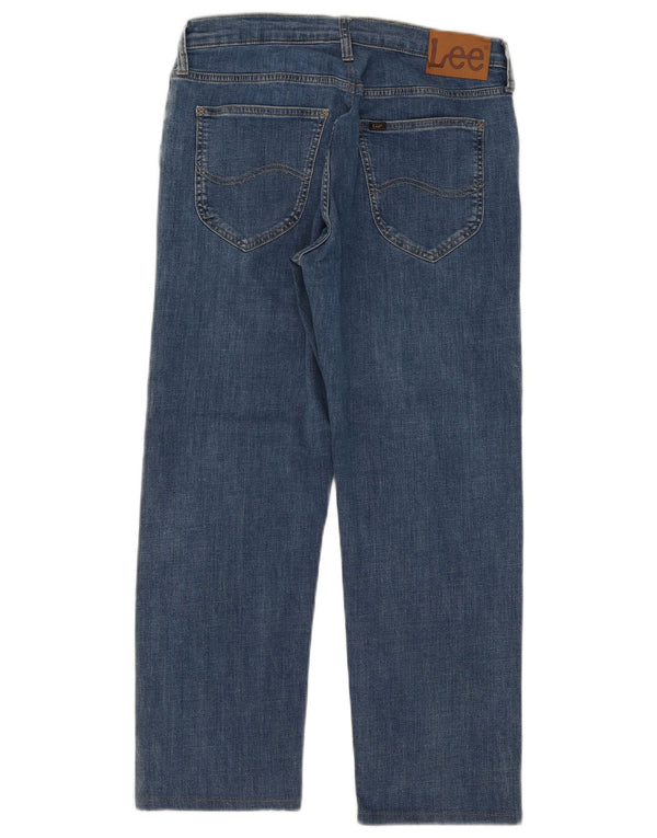 Jeans dritti Lee Daren Zip Fly da donna W34 L27 cotone blu