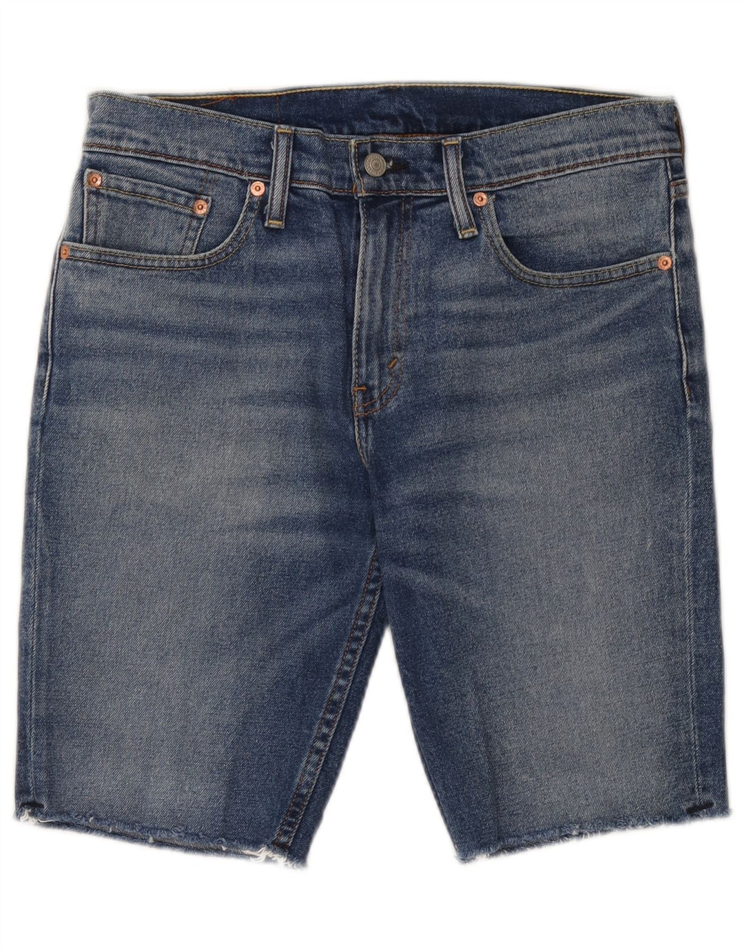 Levi's Mens 511 Denim Shorts W32 Medium Blue Cotton