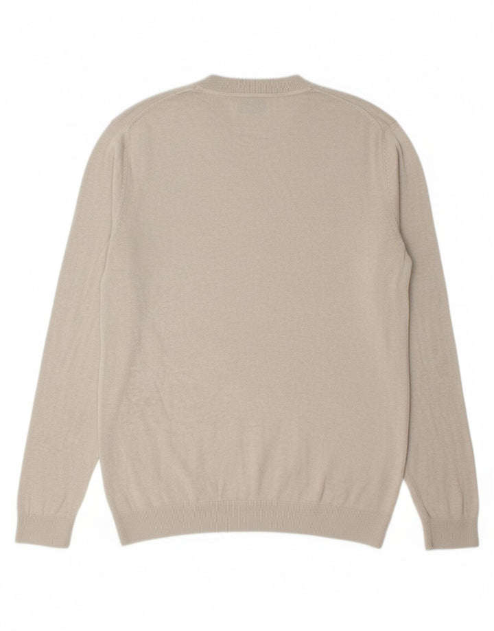 JACK & JONES Mens Crew Neck Jumper Sweater Large Grey