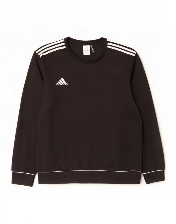 Adidas Herre Climawarm Sweatshirt Jumper UK 50/52 2XL Sort Polyester