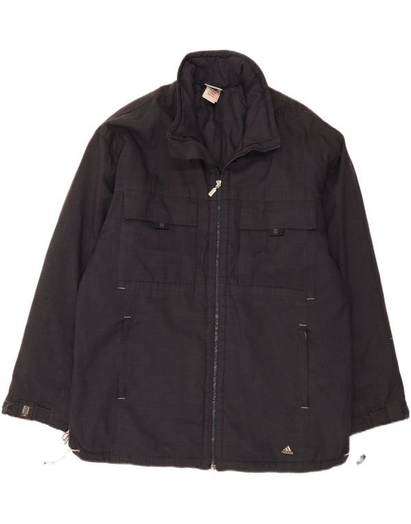 Adidas Mens Utility Jacket UK 44/46 Large Black Polyester