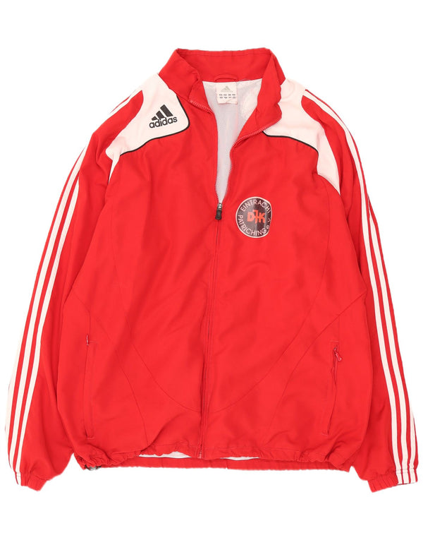 Giacca da tuta da uomo Adidas UK 48/50 XL Rosso Sport