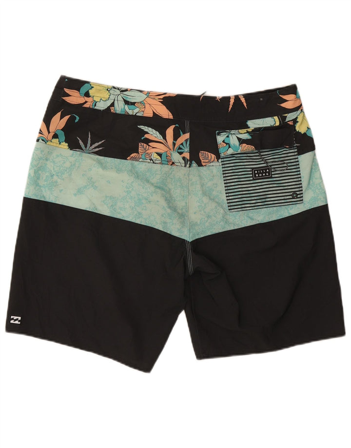 Billabong Mens Swimming Shorts Large  Multicoloured Floral Polyester