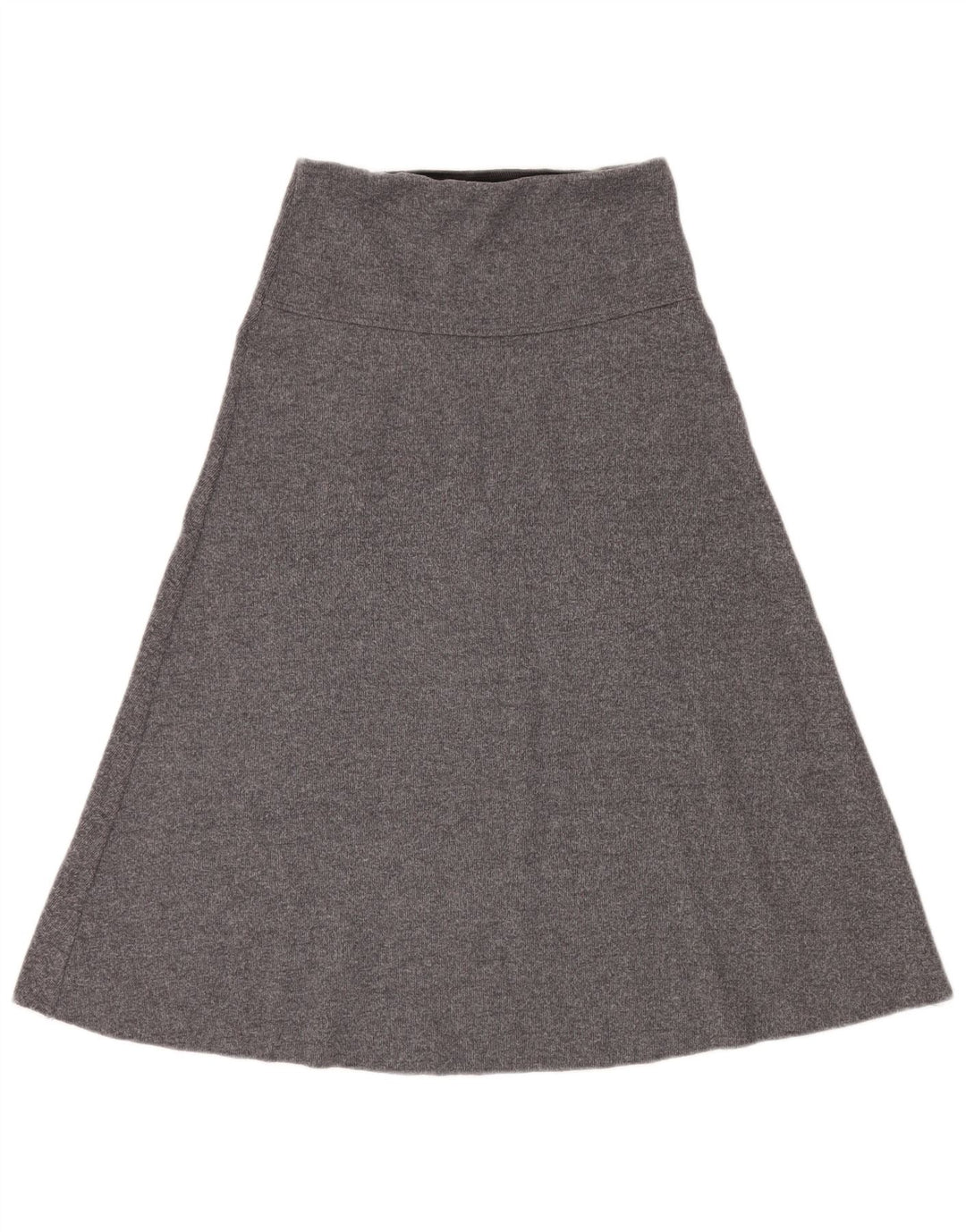 Zara Womens High Waist A-Line Skirt Small W26  Grey Polyester