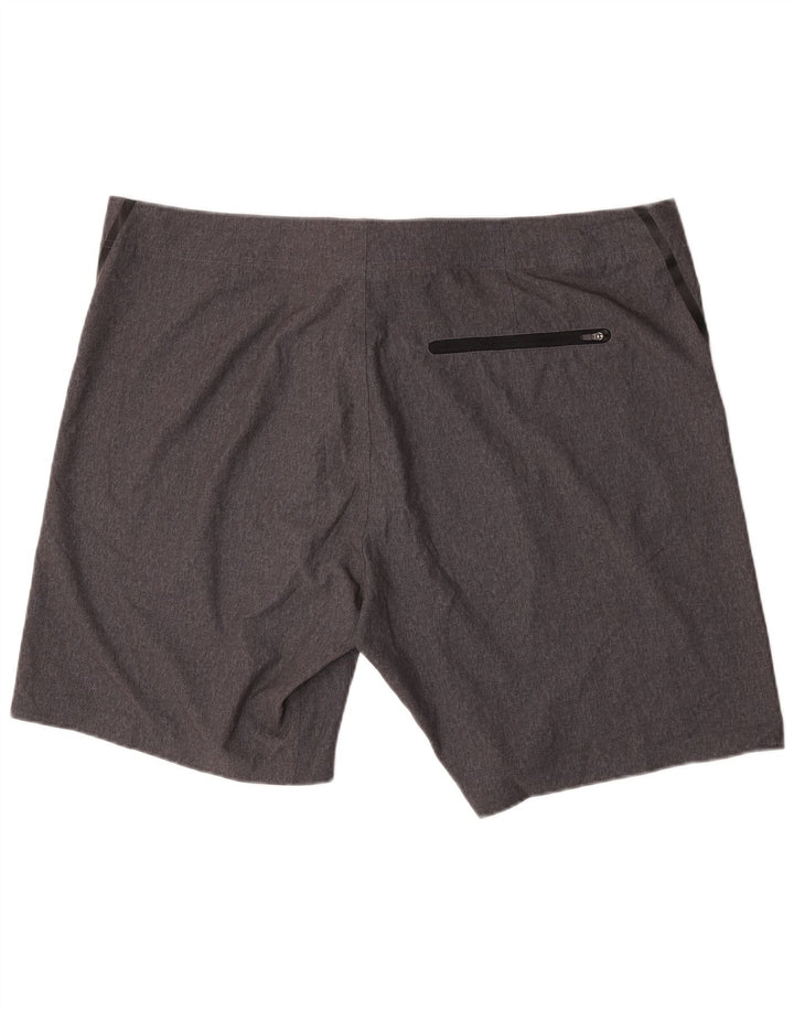 C&A Mens Graphic Swimming Shorts 2XL  Grey Polyester