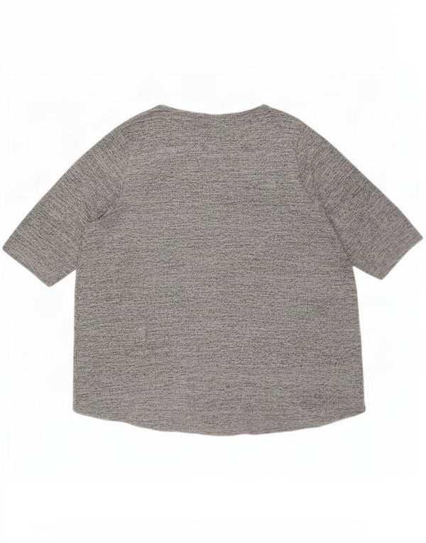 Marks & Spencer Haut graphique autographe pour femme à manches 3/4 UK 26 5XL Gris