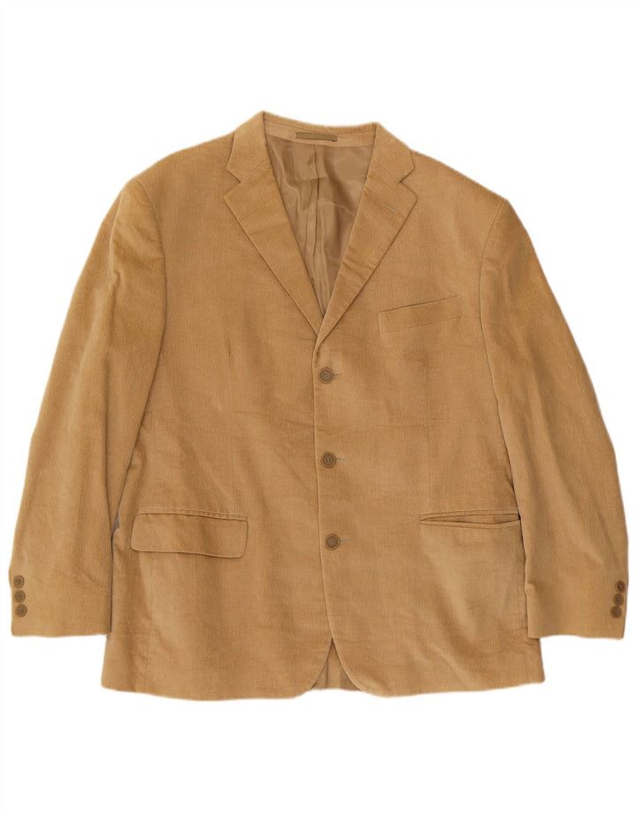 Giacca blazer da uomo a 3 bottoni Pierre Cardin UK 40 grande beige