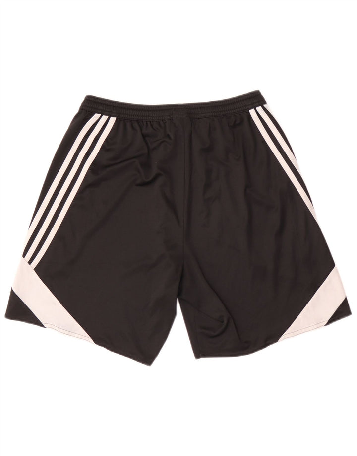 Ανδρικό αθλητικό σορτς Adidas, μεσαίο μαύρο χρώμα, πολυεστέρας