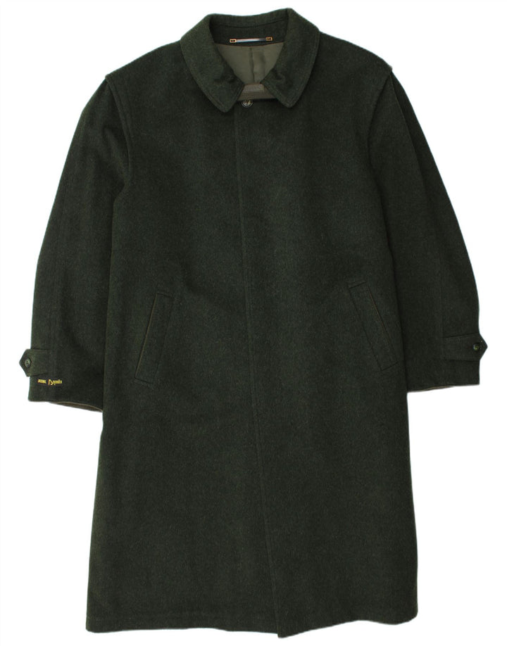 Dolomiten Mens Overcoat EU 52 XL Green Virgin Wool