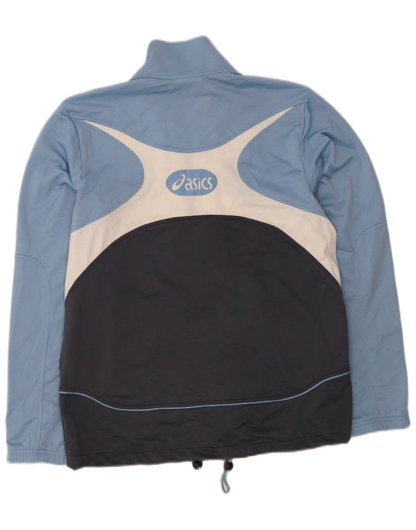 Giacca da ginnastica da uomo Asics grande color block blu