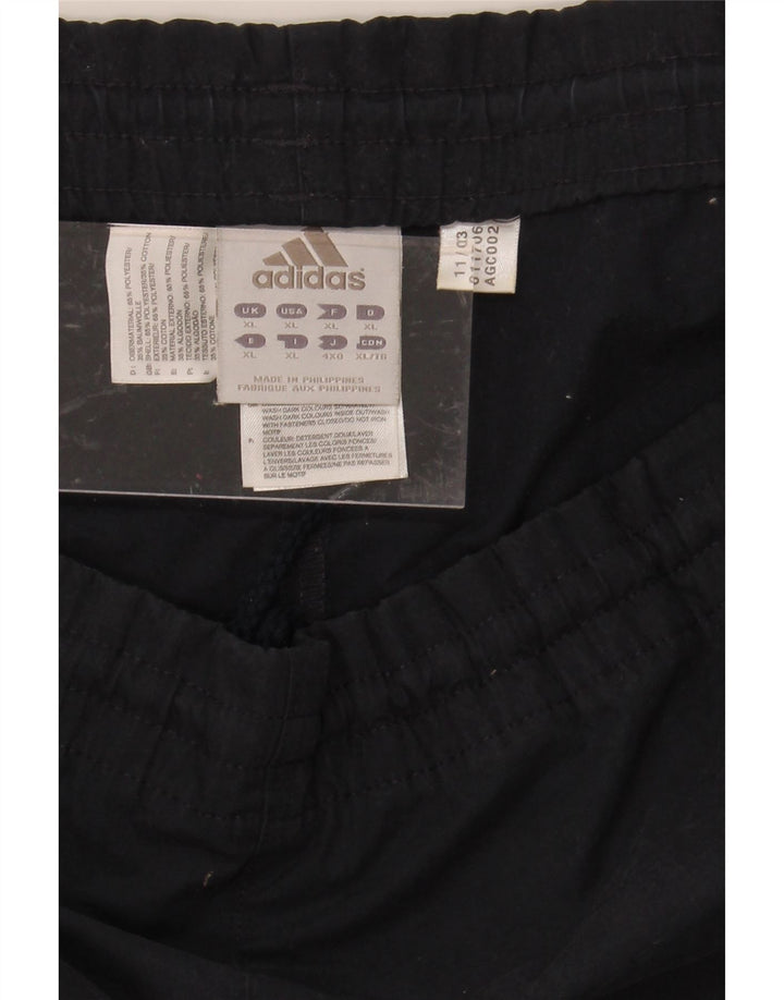 ADIDAS Mens Capri Tracksuit Trousers XL  Navy Blue Polyester Vintage Adidas and Second-Hand Adidas from Messina Hembry 