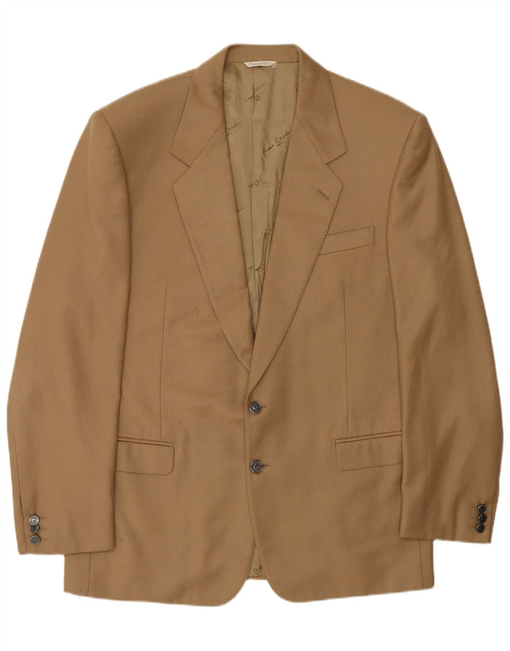 PIERRE CARDIN Herre 2-knaps blazerjakke UK 40 Large Beige