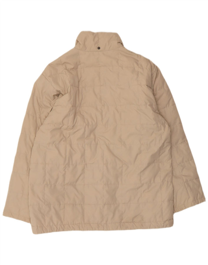 Giacca imbottita da uomo Sergio Tacchini UK 40 Large Beige Poliestere