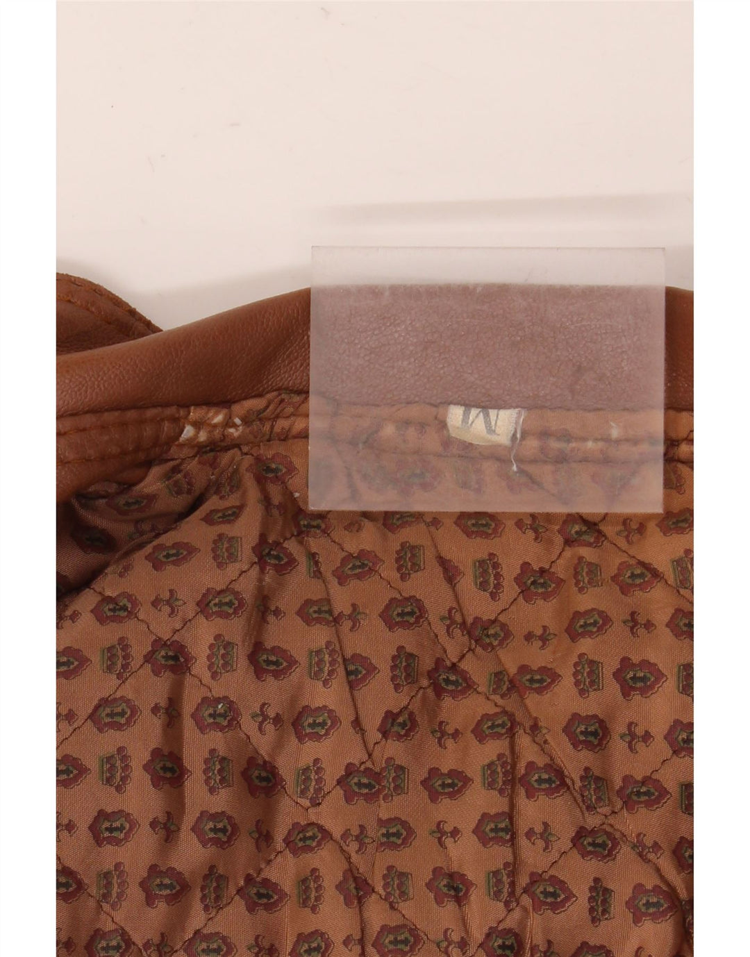 Vintage Mens Leather Jacket UK 38 Medium Brown